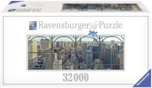 Los mejores puzzles de rascacielos - Puzzles de Skyline - Puzzle de ventana de Nueva York Skyline de 32000 piezas de Ravensburger