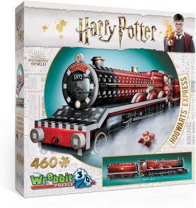 Los mejores puzzles de trenes - Puzzle de Expreso de Hogwarts de 460 piezas en 3D de Wrebbit