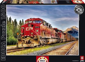 Los mejores puzzles de trenes - Puzzle de tren a Banff de 1500 piezas de Educa