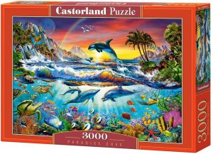 Los mejores puzzles de vida submarina - Puzzles animales bajo el mar - Puzzle de paraiso submarino de 3000 piezas de Castorland