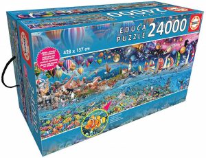Los mejores puzzles de vida submarina - Puzzles animales bajo el mar - Puzzle de vida submarina - Bajo el Mar de 24000 piezas de Educa