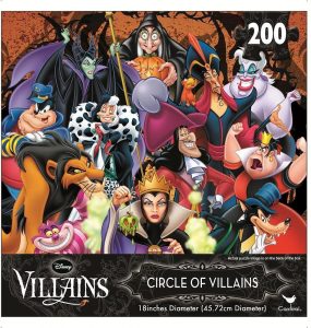 Los mejores puzzles de villanos de Disney - Puzzle de villanos de Disney de 200 piezas de Cardinal