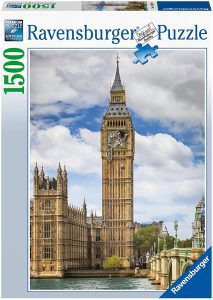 Los mejores puzzles del Big Ben de Londres - Puzzle de gato en el Big Ben de 1500 piezas de Ravensburger