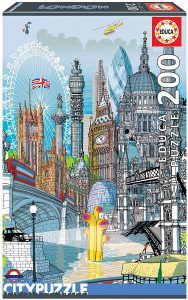 Los mejores puzzles del Big Ben de Londres - Puzzle de monumentos de Londres de 200 piezas de Educa