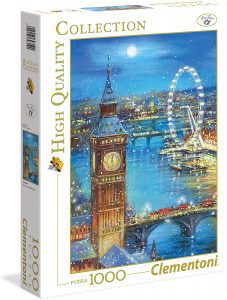Los mejores puzzles del Big Ben de Londres - Puzzle del Big Ben de Navidad de 1000 piezas de Clementoni