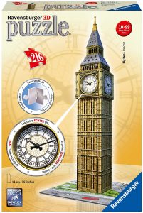 Los mejores puzzles del Big Ben en 3D de Londres - Puzzle del Big Ben en 3D automático de 216 piezas de Ravensburger