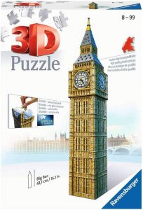 Los mejores puzzles del Big Ben en 3D de Londres - Puzzle del Big Ben en 3D de 216 piezas de Ravensburger