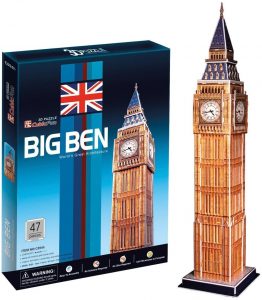 Los mejores puzzles del Big Ben en 3D de Londres - Puzzle del Big Ben en 3D de 47 piezas de CubicFun