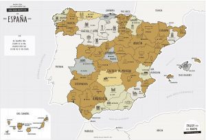 Los mejores puzzles del Mapa de España - Puzzle de provincias de Mapa de España de 150 piezas de Clementoni de doble cara