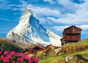 Los mejores puzzles del Monte Cervino - Matterhorn - Puzzle de montañas del mundo - Puzzle del Monte Cervino de 1000 piezas de Clementoni