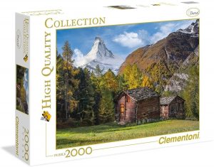 Los mejores puzzles del Monte Cervino - Matterhorn - Puzzle de montañas del mundo - Puzzle del Monte Cervino de 2000 piezas de Clementoni