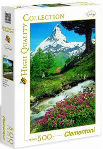 Los mejores puzzles del Monte Cervino - Matterhorn - Puzzle de montañas del mundo - Puzzle del Monte Cervino de 500 piezas de Clementoni