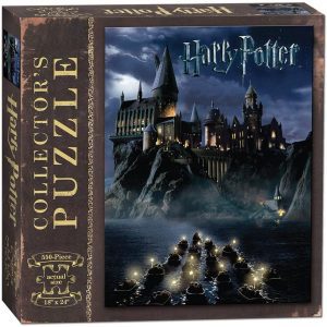 Los mejores puzzles del castillo de Hogwarts - Puzzle de castillo de Hogwarts de 550 piezas de Usaopoly