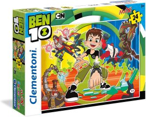 Puzzle de Ben 10 XXL de 24 piezas de Clementoni - Los mejores puzzles de Ben 10 de dibujos animados
