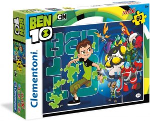 Puzzle de Ben 10 XXL de 60 piezas de Clementoni - Los mejores puzzles de Ben 10 de dibujos animados