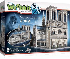 Puzzle de Notre Dame de Wrebbit en 3D de 830 piezas - Los mejores puzzles de Notre Dame