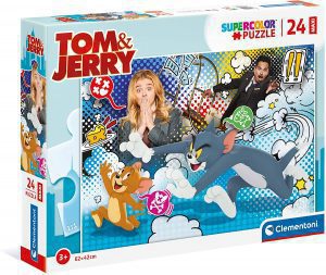 Puzzle de Tomy Jerry caza de 24 piezas de Clementoni - Los mejores puzzles de Tom y Jerry