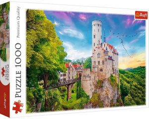 Puzzle de castillo de Liechtenstein de 1000 piezas
