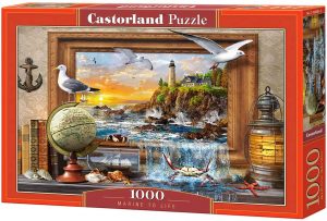 Puzzle de faro en la casa de Castorland de 1000 piezas - Los mejores puzzles de faros