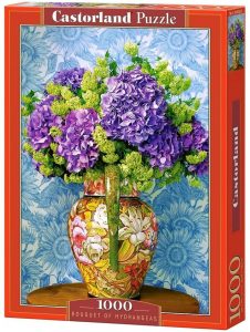 Puzzle de flores de morado de Castorland de 1000 piezas - Los mejores puzzles de flores