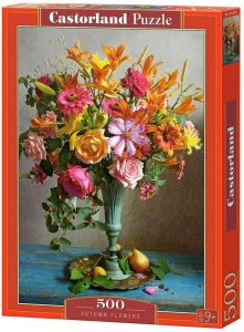 Puzzle de flores de otoño de Castorland de 500 piezas - Los mejores puzzles de flores