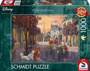 Puzzle de los Aristogatos de 1000 piezas de Schmidt - Los mejores puzzles de los Aristogatos de Disney - Puzzles Schmidt de Thomas Kinkade