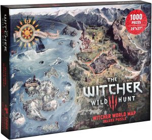 Puzzle de mapa de The Witcher de 1000 piezas