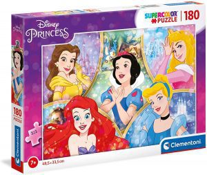 Puzzle de princesas de Disney de 180 piezas de Clementoni - Los mejores puzzles de Frozen 2 - Puzzles de Disney