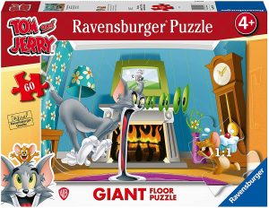 Puzzle De Suelo Gigante De Tom Y Jerry De 60 Piezas De Ravensburger