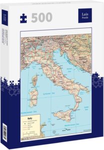 Puzzle Mapa De Italia Lais De 500 Piezas