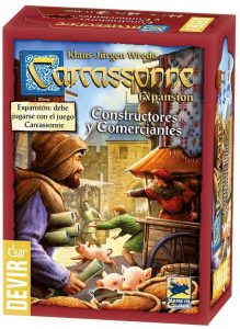 Expansión Carcassonne Constructores y Comerciantes - Juegos de mesa de Carcassonne - Los mejores juegos de mesa de estrategia de Carcassonne