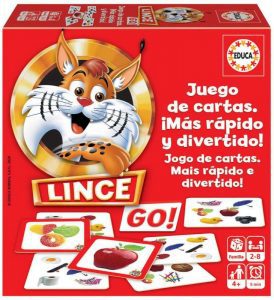 Lince Go Juego de cartas - Juegos de mesa de Lince de habilidad y velocidad - Los mejores juegos de mesa de agilidad visual de Lince