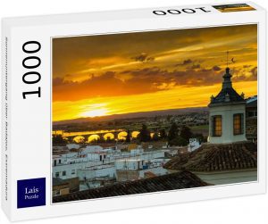 Puzzle de Atardecer sobre Badajoz en Extremadura de 1000 piezas de Lais - Los mejores puzzles de Badajoz, Extremadura