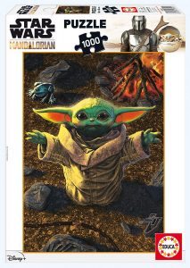 Puzzle de Baby Yoda de The Mandalorian de 1000 piezas de Educa - Los mejores puzzles de The Mandalorian de Star Wars