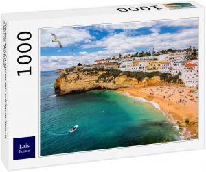 Puzzle de Playa de Portugal de 1000 piezas de Lais - Los mejores puzzles de playas - Puzzle de playa