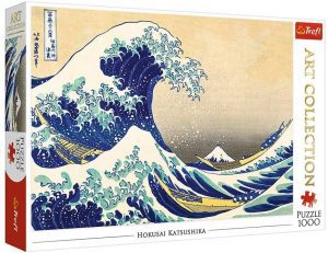 Puzzle de la Gran Ola de Kanagawa de Hokusai Katsushika de 1000 piezas de Trefl - Los mejores puzzles de The Great Wave - La Gran Ola