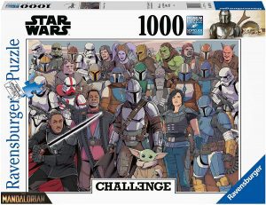 Puzzle de personajes de The Mandalorian de 1000 piezas de Ravensburger - Los mejores puzzles de The Mandalorian de Star Wars