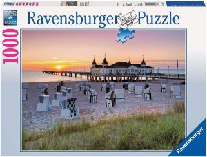 Puzzle de playa del mar Báltico de 1000 piezas de Ravensburger - Los mejores puzzles de playas - Puzzle de playa