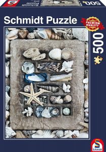 Puzzle de recuerdos de playa de 500 piezas de Schmidt - Los mejores puzzles de playas - Puzzle de playa
