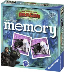 Memory Como entrenar a tu dragón - Juegos de mesa de Memory - Los mejores juegos de mesa de memoria de tarjetas de Ravensburger