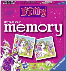 Memory Filly - Juegos de mesa de Memory - Los mejores juegos de mesa de memoria de tarjetas de Ravensburger