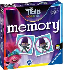 Memory Trolls World Tour - Juegos de mesa de Memory - Los mejores juegos de mesa de memoria de tarjetas de Ravensburger