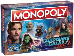 Monopoly de Guardianes de la Galaxia en inglés de Marvel - Juegos de mesa de Marvel - Los mejores juegos de mesa de los Vengadores de Marvel