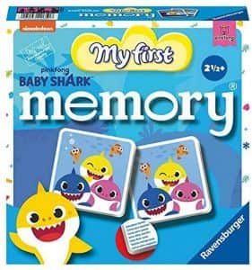 My First Memory baby Shark - Juegos de mesa de Memory - Los mejores juegos de mesa de memoria de tarjetas de Ravensburger