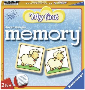 My First Memory clásico - Juegos de mesa de Memory - Los mejores juegos de mesa de memoria de tarjetas de Ravensburger