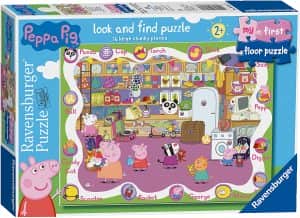 Puzzle de Peppa Pig en clase de suelo de 16 piezas de Ravensburger - Los mejores puzzles de Peppa Pig