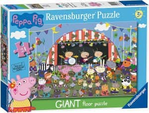 Puzzle de Peppa Pig en concierto de suelo de 24 piezas de Ravensburger - Los mejores puzzles de Peppa Pig