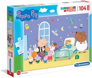 Puzzle de Peppa Pig médico de 104 piezas de Clementoni - Los mejores puzzles de Peppa Pig