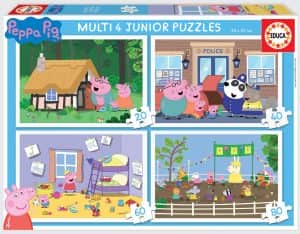 Puzzle de Peppa Pig progresivo de 80 piezas de Educa - Los mejores puzzles de Peppa Pig