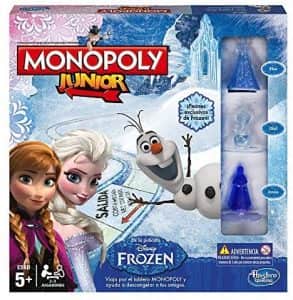 Juego de Monopoly Junior Frozen 2 - Juegos de mesa de Monopoly para niños - Los mejores juegos de mesa de Monopoly Junior